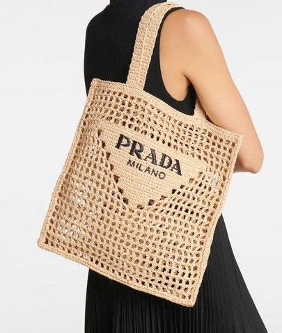 prada beach bag fake|prada raffia tote dupe.